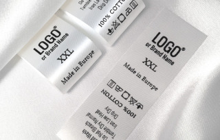 Laundry care textile labels