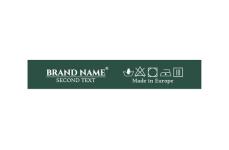 Brand name textile labels Model TL-M91