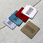 Imitation leather label Model EP-M138