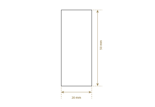 Faux leather label Model EP-M161