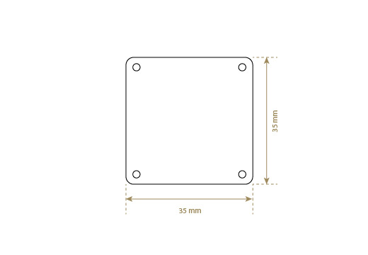Genuine leather label Model EP-M38