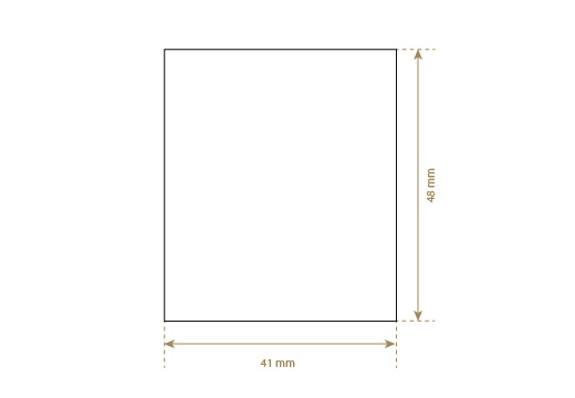 Genuine leather label Model EP-M41