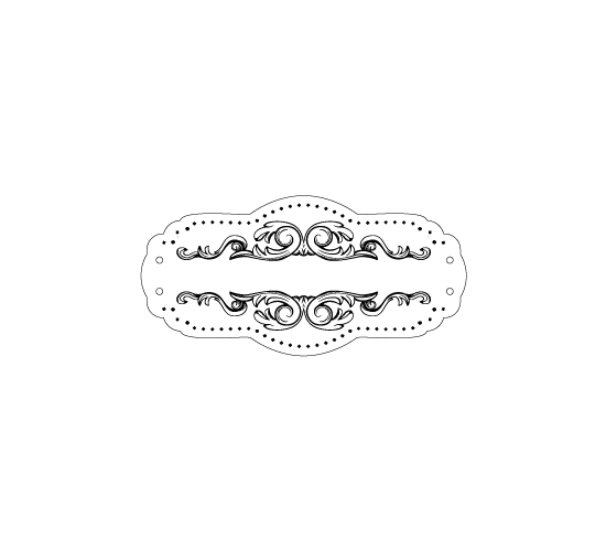 Genuine leather label Model EP-M5