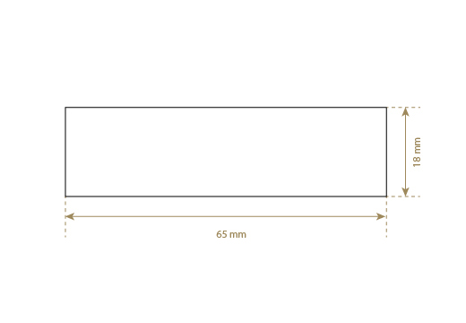 Genuine leather label Model EP-M55