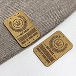 Genuine leather labels - EP-M6