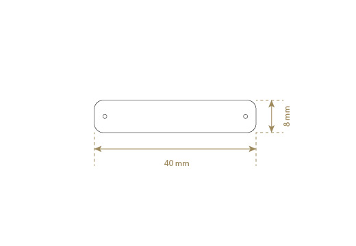Genuine leather label Model EP-M7
