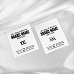 Laundry care and size label Model TC-M300