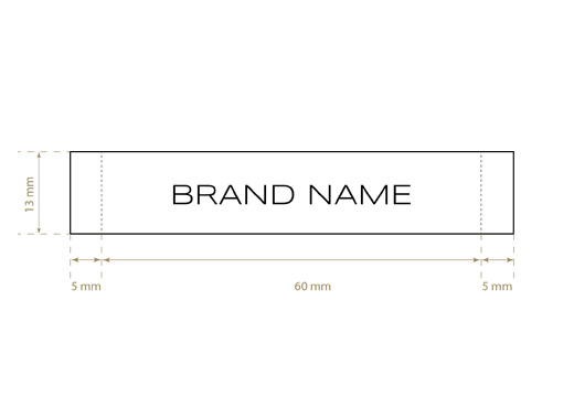 Woven labels Fashion Style Model WL-M6