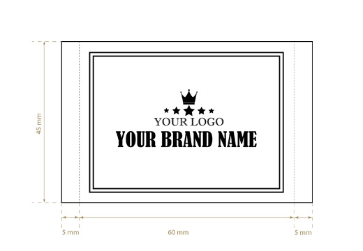 Woven label Imposing Style Model WL-M87